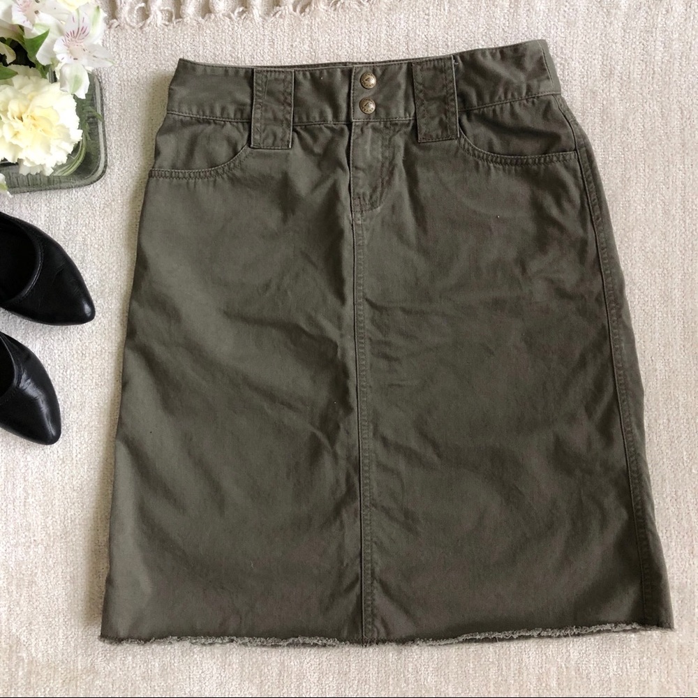 DKNY Olive Pencil Skirt